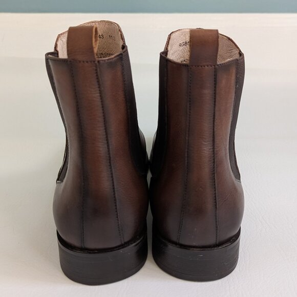 NEW Robert Graham Leather Chelsea Boot Size 11.5 Brown RGB5143 - Picture 7 of 8